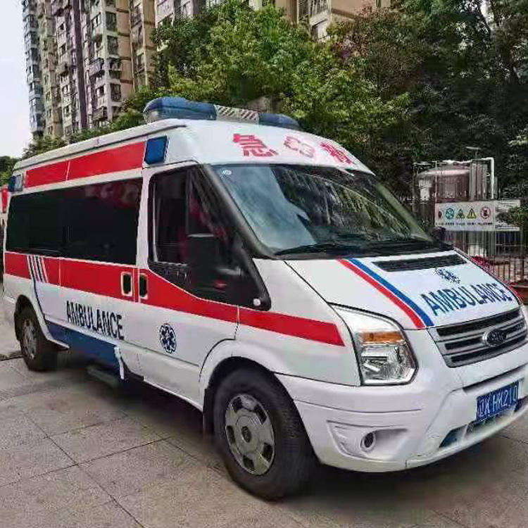 皇姑长途救护车护送病人返乡